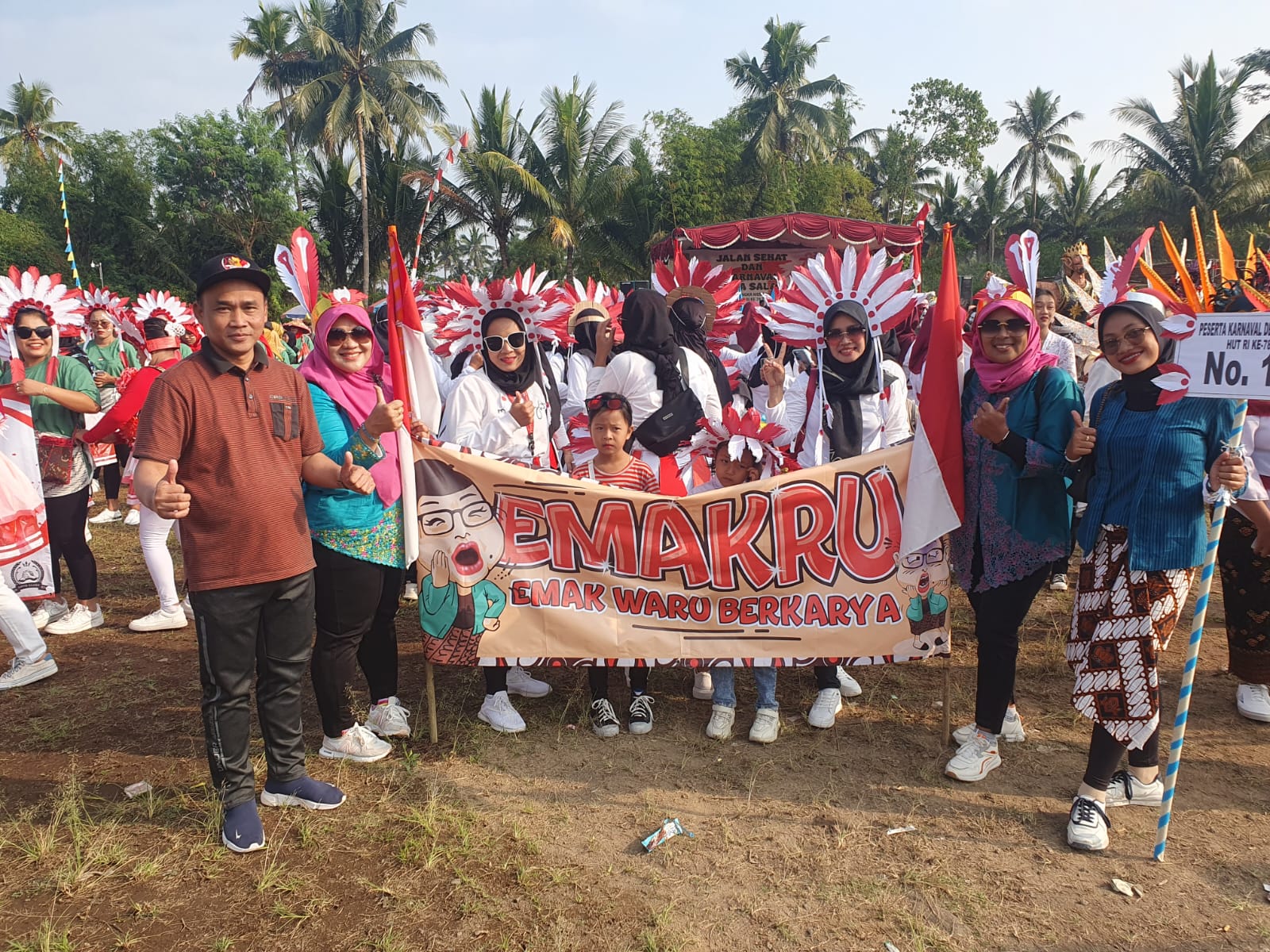 Karnaval Kemerdekaan Negara Indonesia Ke-78 Di Desa Salam