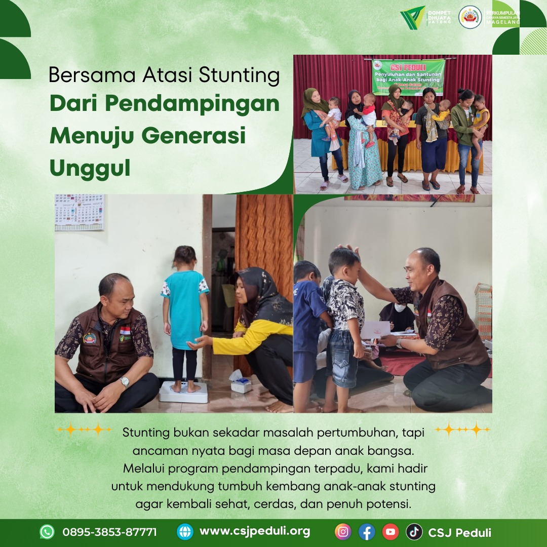 CSJ Peduli Turun Tangan: Cegah Stunting, Selamatkan Masa Depan