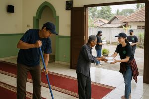 “Berbagi Tak Harus Menunggu Kaya: Sedekah Nasi Bungkus dan Cinta Masjid dari Hati yang Ikhlas”