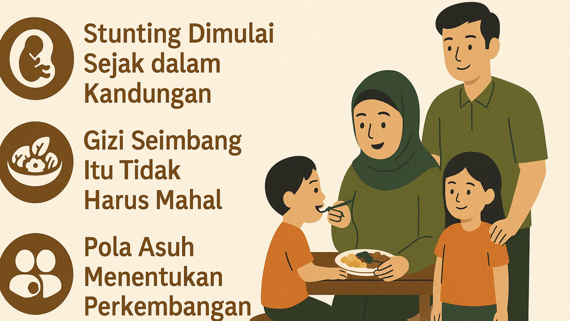 Cegah Stunting Dimulai dari Rumah: Peran Keluarga dalam Tumbuh Kembang Anak