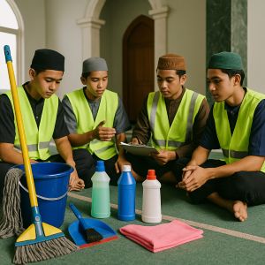 Bersih Masjid, Bersih Hati: Persiapan Anak Muda Sebelum Aksi