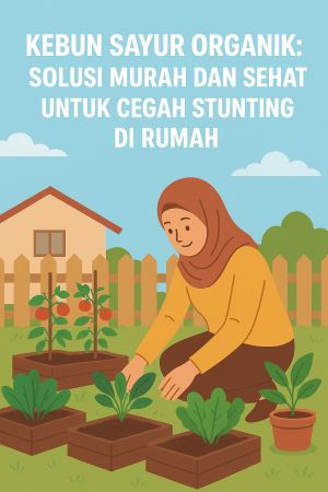 Kebun Sayur Organik: Solusi Murah dan Sehat untuk Cegah Stunting di Rumah